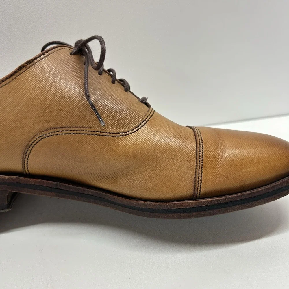 Allen Edmonds Port Washington Bond Street Dress Shoe Oxford Men's 9.5D Walnut